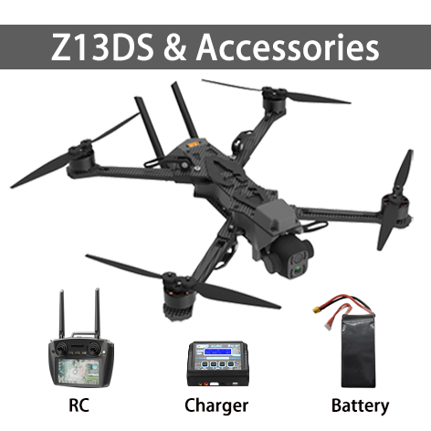 Z13DS FPV Drone AI-Guided .Thermal Imaging,8kg payload 6S 12000MAH